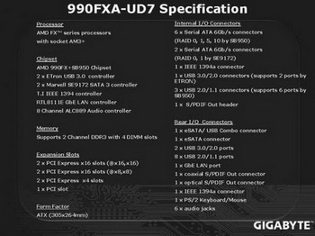 Gigabyte GA -990FXA-Ud7